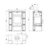 Haas+Sohn Tirol Kaminofen 6 kW Keramikverkleidung bis 70 m² 3