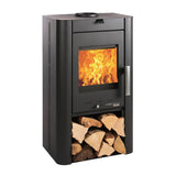 Haas+Sohn Prunus II Kaminofen 7,4 kW Energieeffizienzklasse A mit Holzfach 1