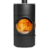 Austroflamm Clou compact Cook Kaminofen 6 kW mit Guss-Kochplatte RR oben 3