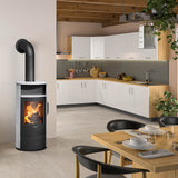 Justus Island 5 2.0 Kaminofen 5 kW Dauerbrand Speckstein 88 m³ 3
