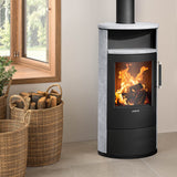 Justus Island 5 2.0 Kaminofen 5 kW Dauerbrand Speckstein 88 m³ 1