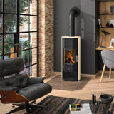 Justus Usedom 5 W+ 2.0 Kaminofen Stahl Schwarz/Sandstein 5