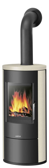 Justus Austin 7 Kaminofen 7 kW, Energieeffizienzklasse A+, raumluftunabhängig, BImSchV Stufe 2, Stahl Schwarz 5