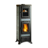 La Nordica Fulvia Forno 6 kW Kaminofen mit Backfach – Majolika & Naturstein 1